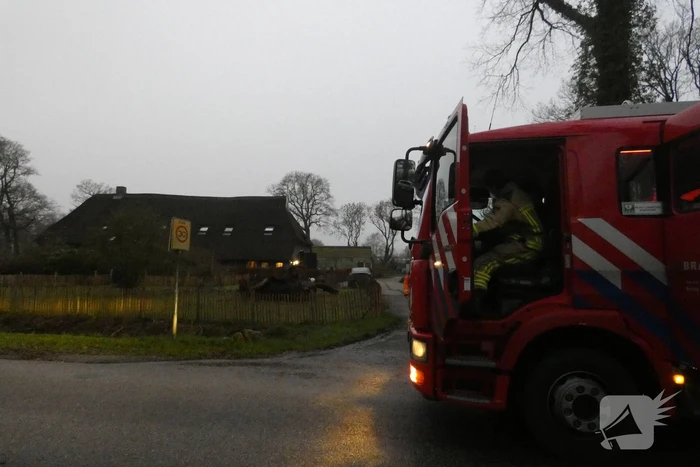 Hulpdiensten ingezet voor woningbrand