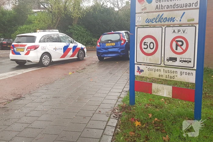 Kop-staart botsing met schade