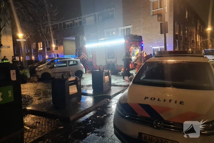 Groot alarm om brand in pan