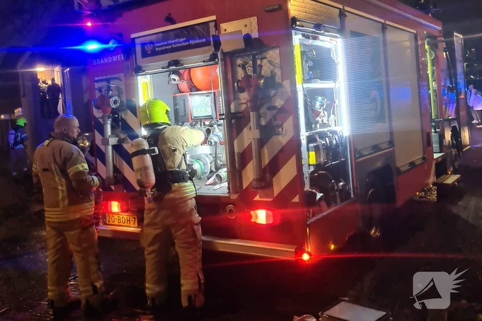 Groot alarm om brand in pan