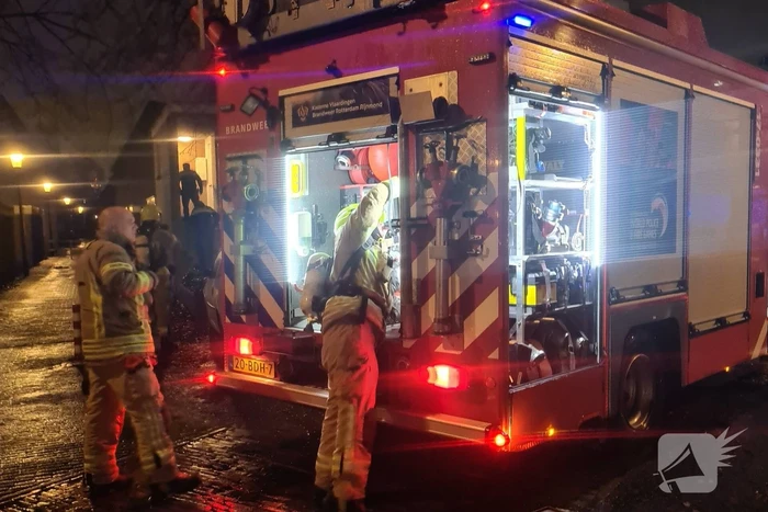 Groot alarm om brand in pan