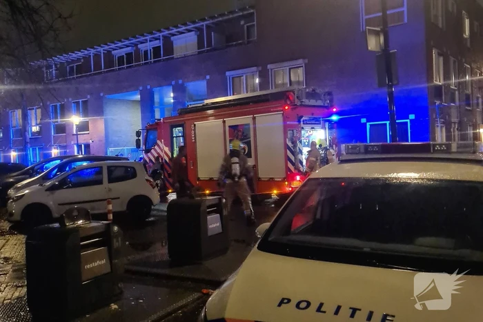 Groot alarm om brand in pan