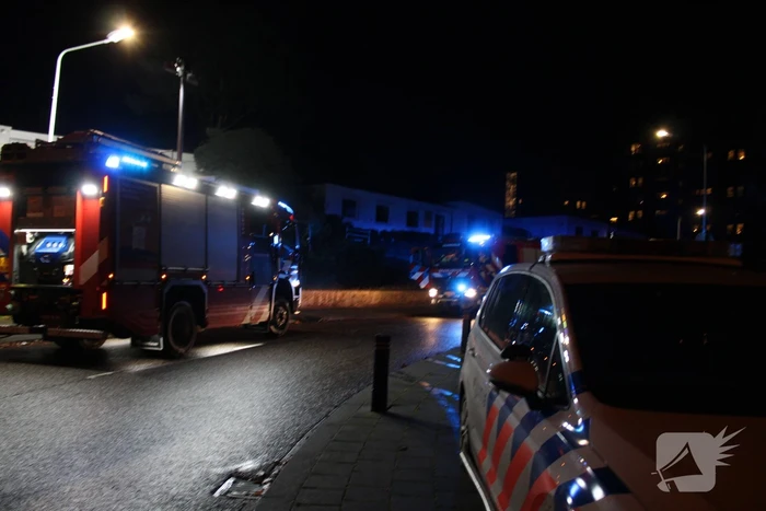 Veel rook bij brand in woning