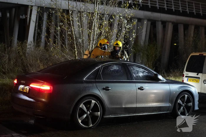 Flinke schade aan personenauto door brand
