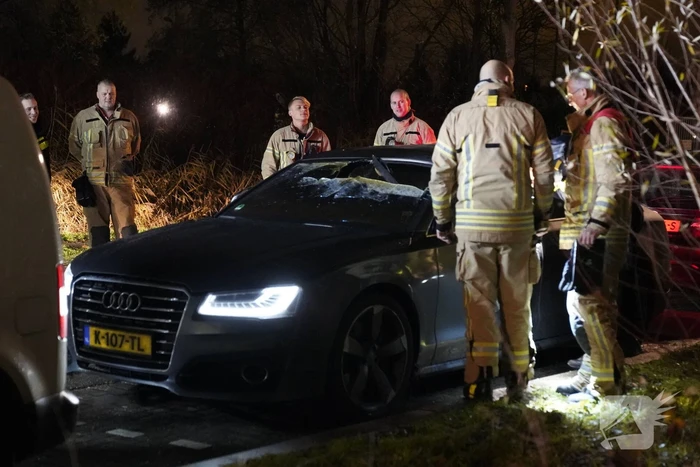 Flinke schade aan personenauto door brand