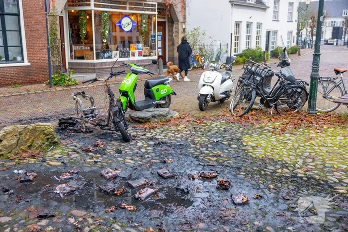Meerdere voertuigen beschadigd door brand