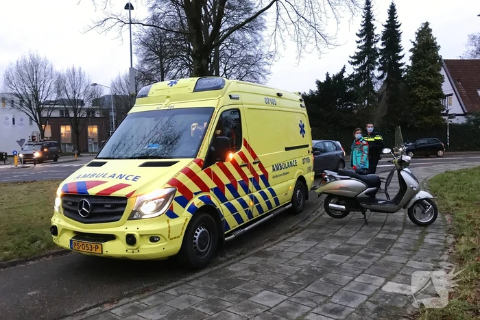Scooterrijder ten val gekomen
