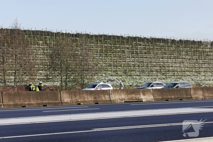 Twee voertuigen betrokken bij botsing op snelweg