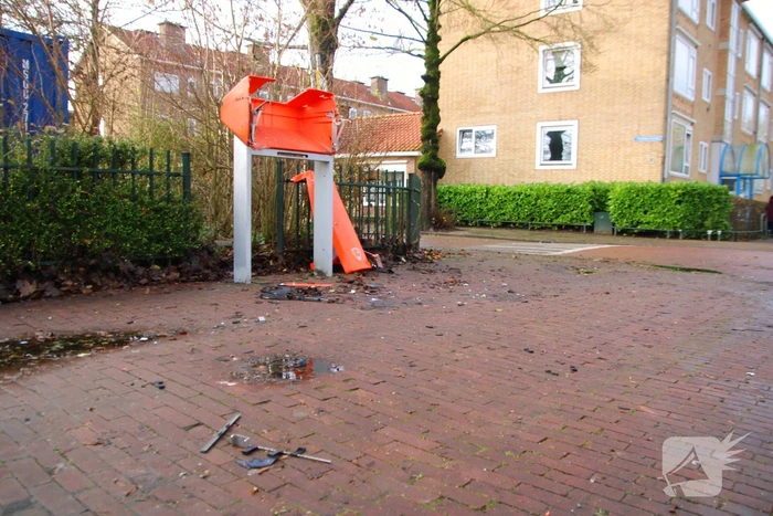 Brievenbus PostNL opgeblazen met vuurwerk