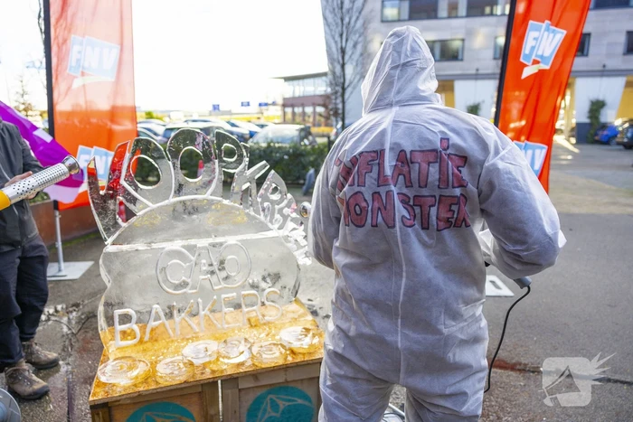 Bakkerijmedewerkers voeren actie voor een goede CAO