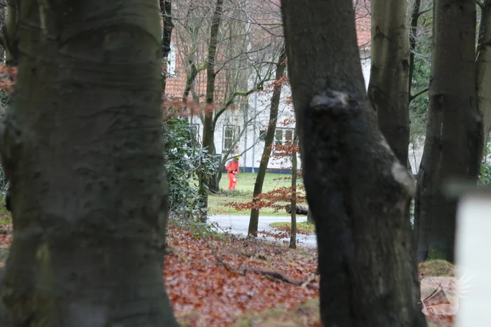 Traumahelikopter landt op het terrein van Amerpoort