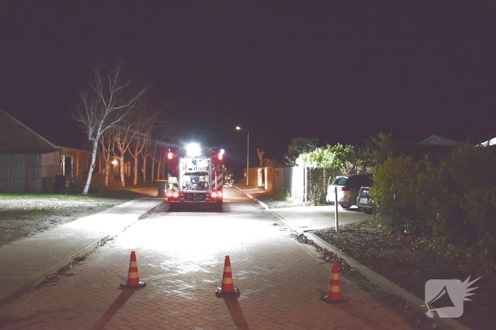 Brandweer sluit straat af door gaslekkage
