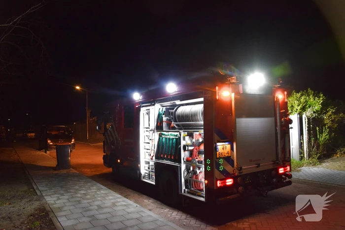 Brandweer sluit straat af door gaslekkage