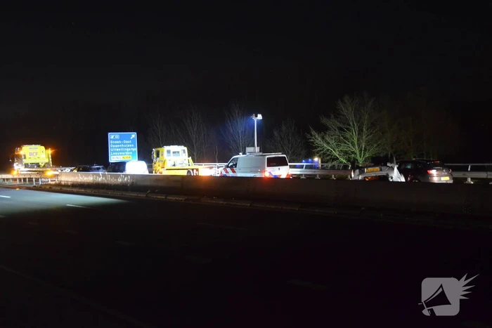 Zes auto's betrokken bij ongeval