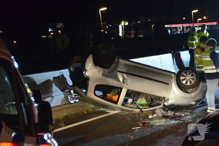 Zes auto's betrokken bij ongeval