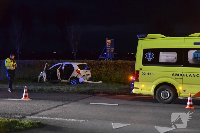 Veel schade door ongeval tussen twee voertuigen