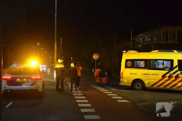 Scooterrijder gaat onderuit en raakt gewond