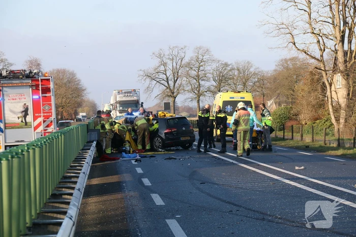 Meerdere gewonden bij ernstig ongeval