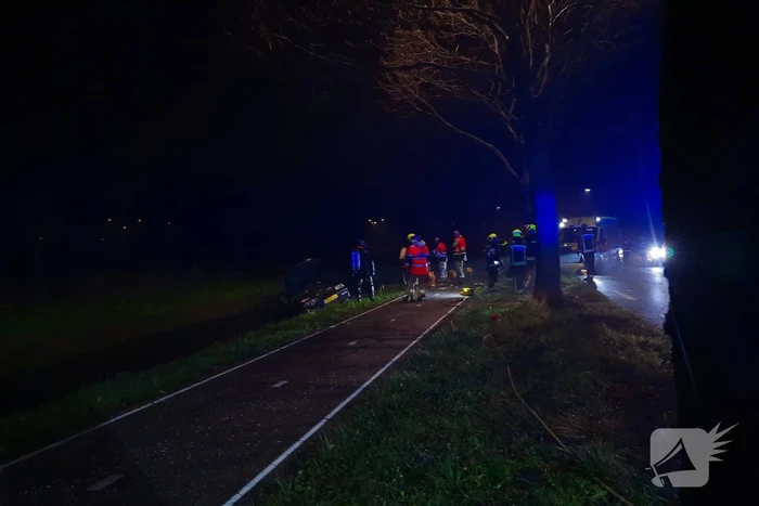 Automobilist ernstig gewond bij ernstig ongeval