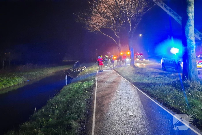 Automobilist ernstig gewond bij ernstig ongeval