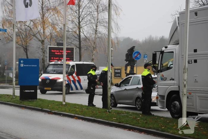 Politie ingezet op Mediapark