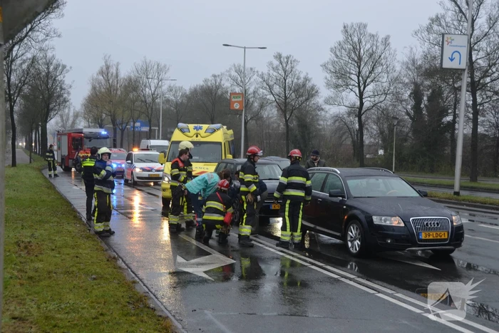 Gewonde bij ongeval tussen voertuigen