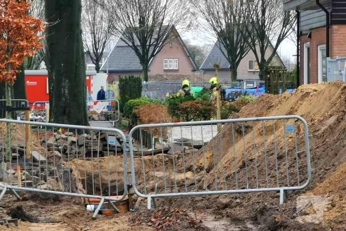Graafmachine trek gasleiding door midden