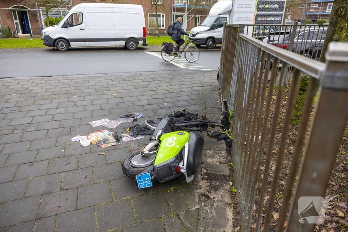 Go Sharing-deelscooter opnieuw in brand gestoken