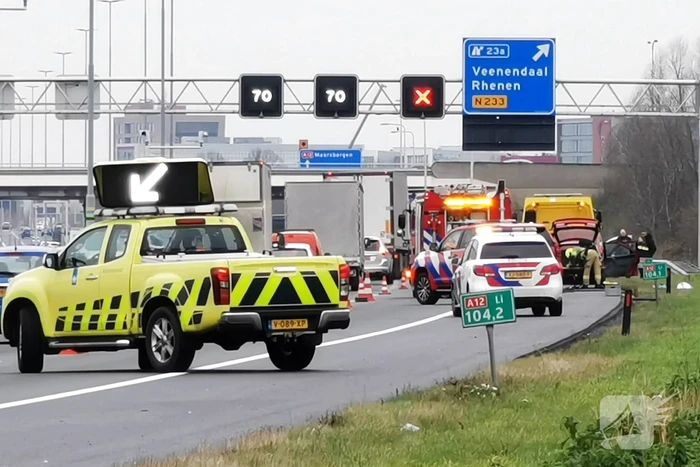 brand rijksweg a12 ede