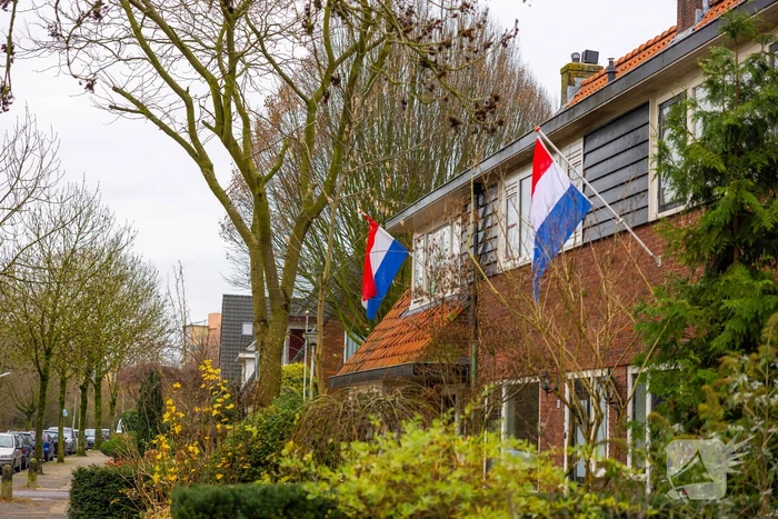 Vlaggen uitgehangen voor wereldkampioen Max Verstappen