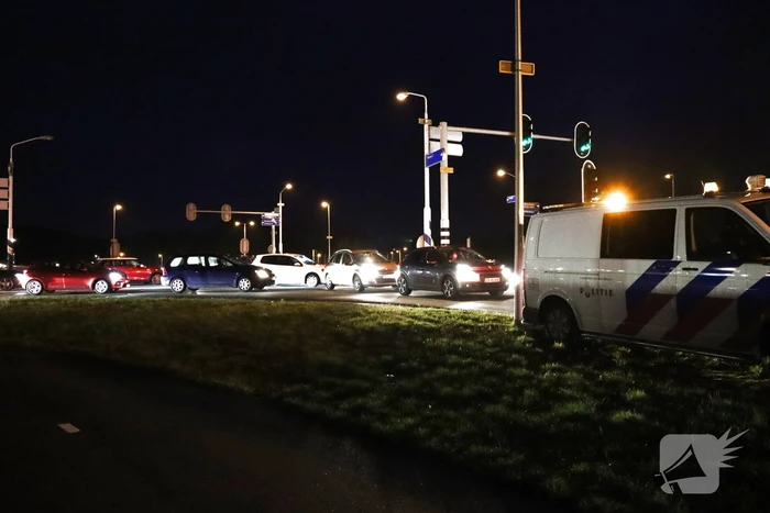 Auto verwoest door brand