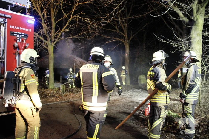 Grote brandweerinzet door brand in schuur