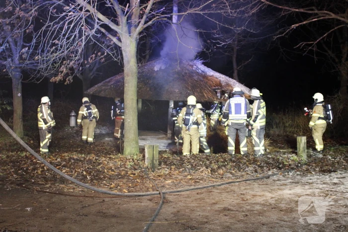 Grote brandweerinzet door brand in schuur