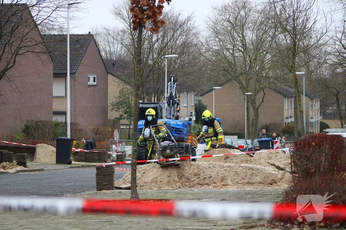 Straat afgesloten na sterke gaslucht