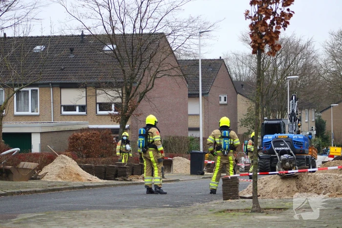 Straat afgesloten na sterke gaslucht