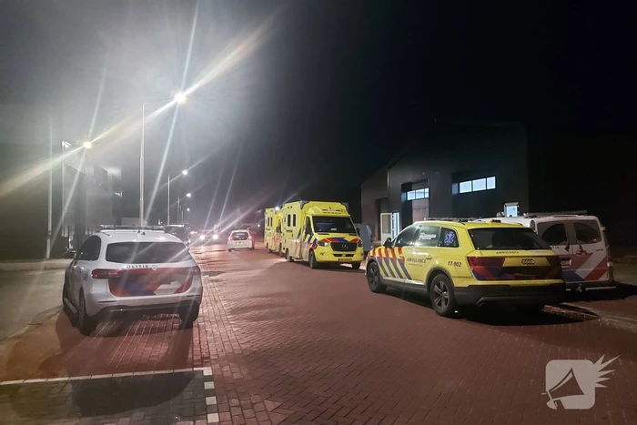 Gewonde na ongeval in loods