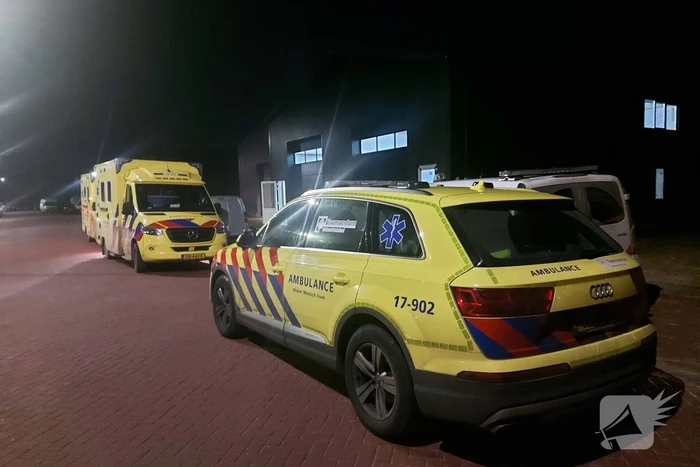 Gewonde na ongeval in loods
