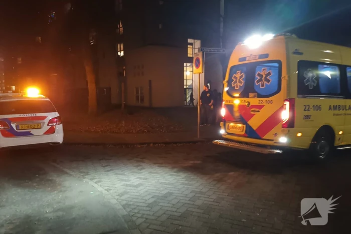 Personenauto in botsing met voetganger