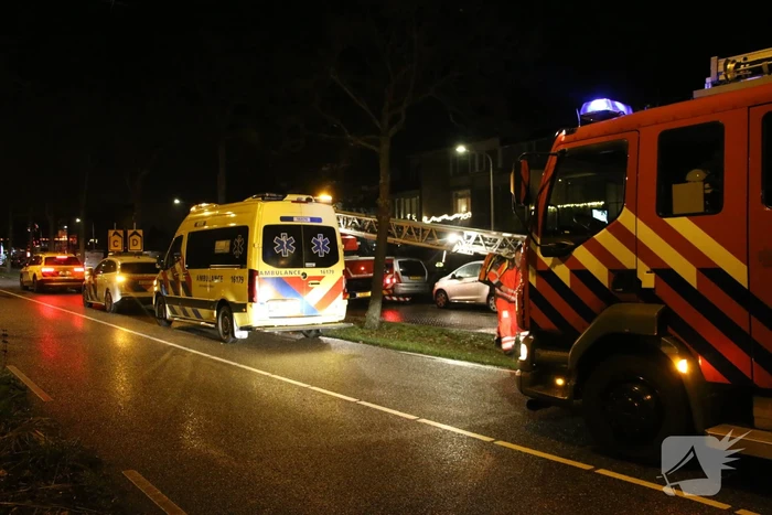 Traumateam assisteert bij incident in woning