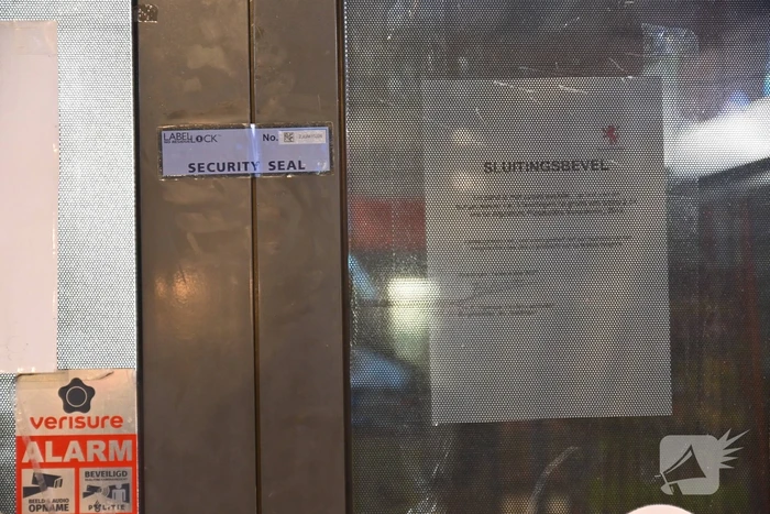 Supermarkt gesloten op last van burgemeester
