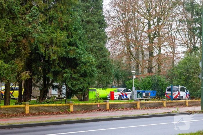 Traumahelikopter landt op terrein Klooster Sint Joseph