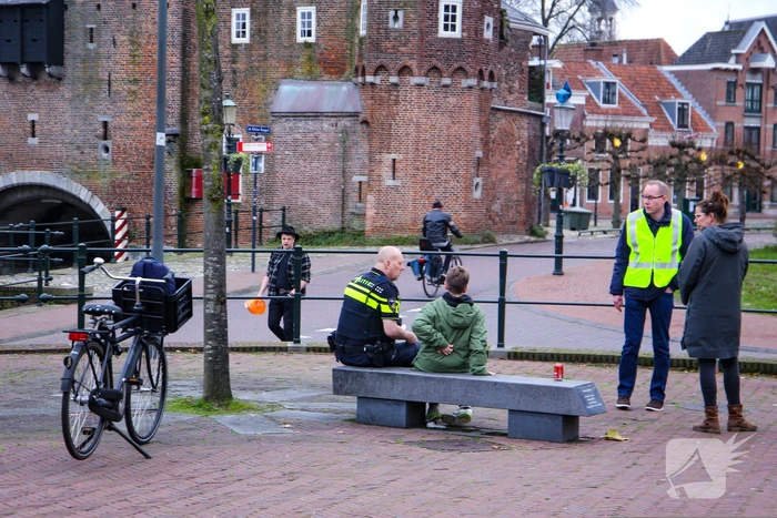 Jongeman op fiets gewond na verkeersongeval
