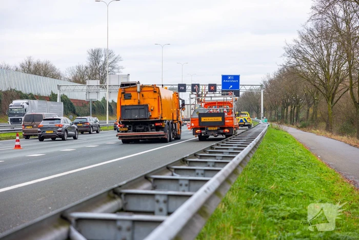 Lange files vanwege aanrijding op snelweg