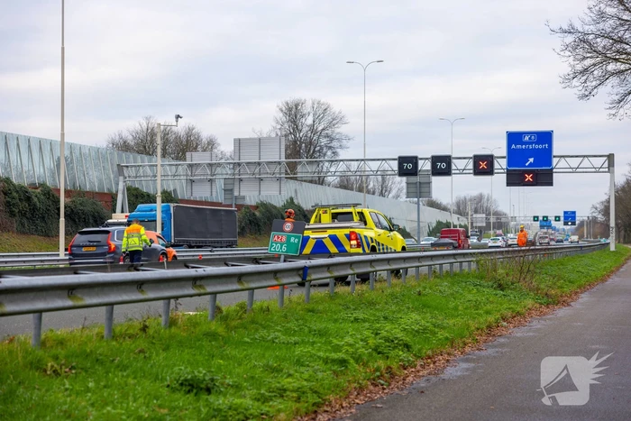 Lange files vanwege aanrijding op snelweg