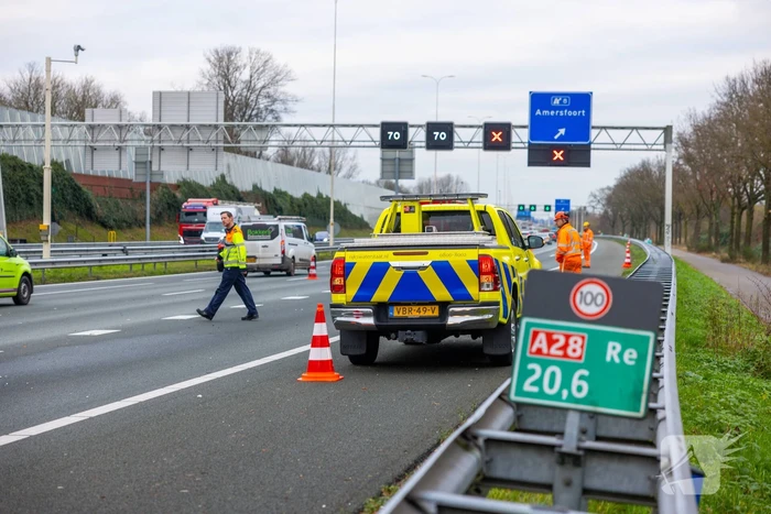 Lange files vanwege aanrijding op snelweg