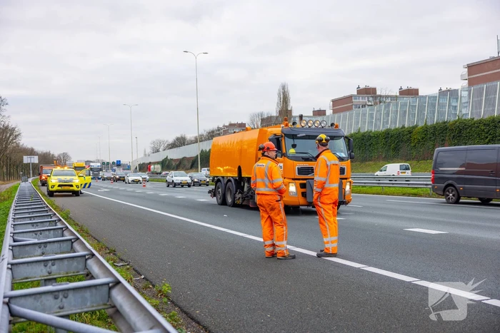 Lange files vanwege aanrijding op snelweg