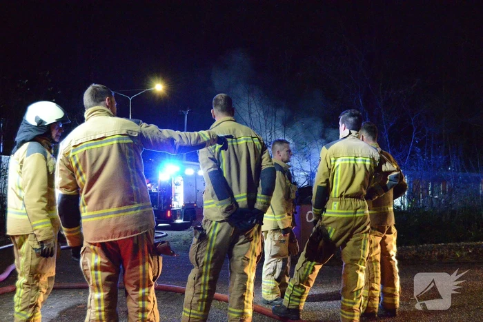 Traumateam ingezet bij brand op woonwagenkamp