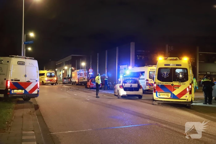 Auto gecrasht na ongeval