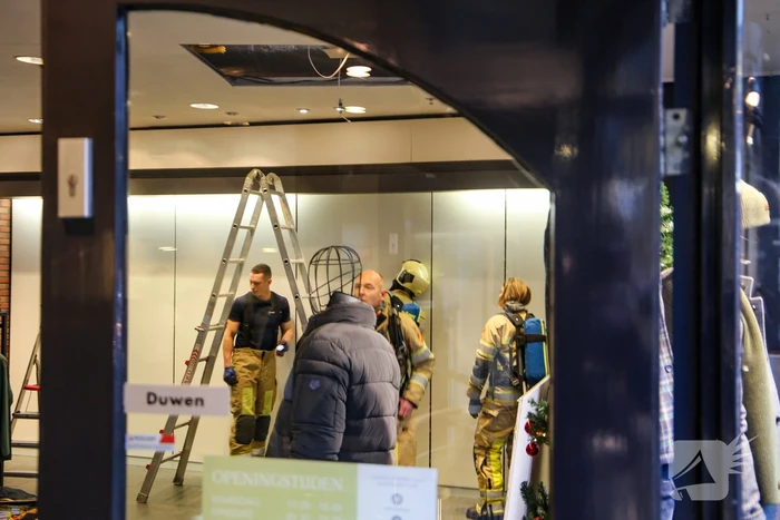 Brand in winkelpand van kledingzaak Jac Hensen
