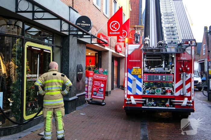 Brand in winkelpand van kledingzaak Jac Hensen